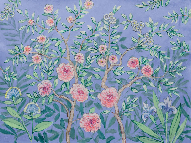 French Garden Purple by Julia Purinton