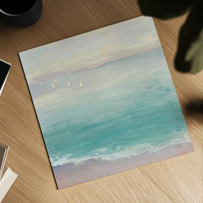 From the Shore by Julia Purinton. Shown as a detailed flat fine art print, highlighting archival giclee quality. Available as an archival giclee rolled canvas, fine art paper, or poster print. SKU 43393a.