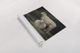 Gentle Guardian by Julia Purinton. shown as a rolled paper print. Available as archival giclee rolled canvas, fine art paper, or poster print. SKU 103394i.
