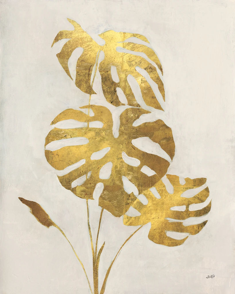 Gilded Palm Botanical I by Julia Purinton