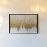 Glimmer I Crop by Julia Purinton. shown as a paper print in a black flame. Available as a archival giclee rolled canvas, fine art paper, or poster print. SKU 84213i.
