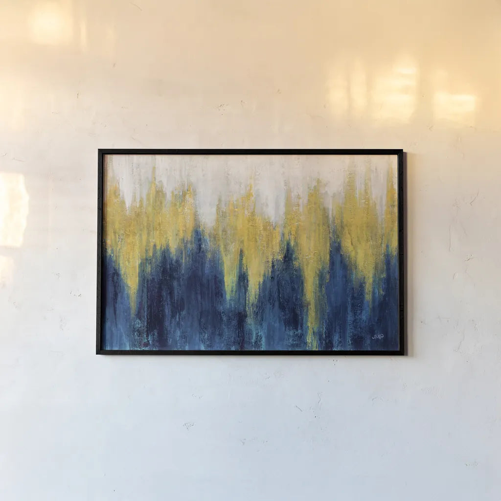 Glimmer II Crop by Julia Purinton. shown as a paper print in a black flame. Available as a archival giclee rolled canvas, fine art paper, or poster print. SKU 84214i.