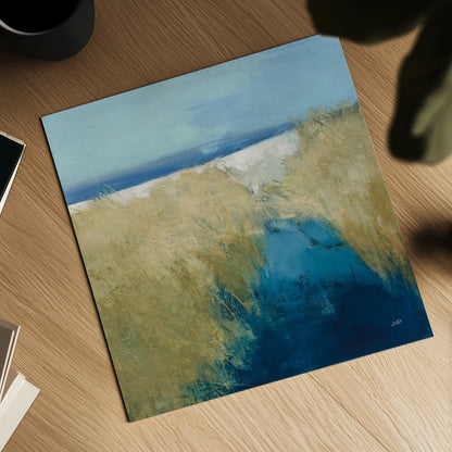 Glimpse of the Shore by Julia Purinton. Shown as a detailed flat fine art print, highlighting archival giclee quality. Available as an archival giclee rolled canvas, fine art paper, or poster print. SKU 102762a.