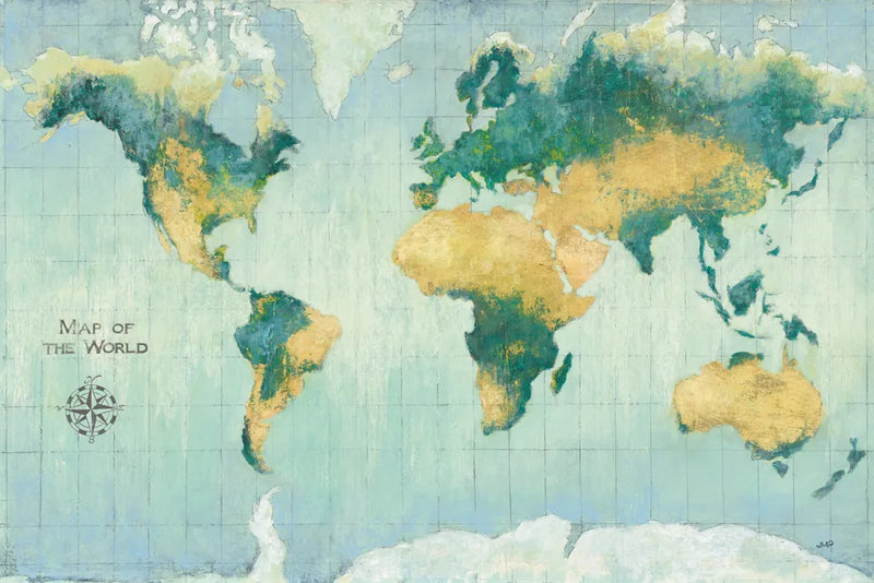 Golden Earth by Julia Purinton. SKU 53228i. Archival Giclee Fine art print for wall decor.