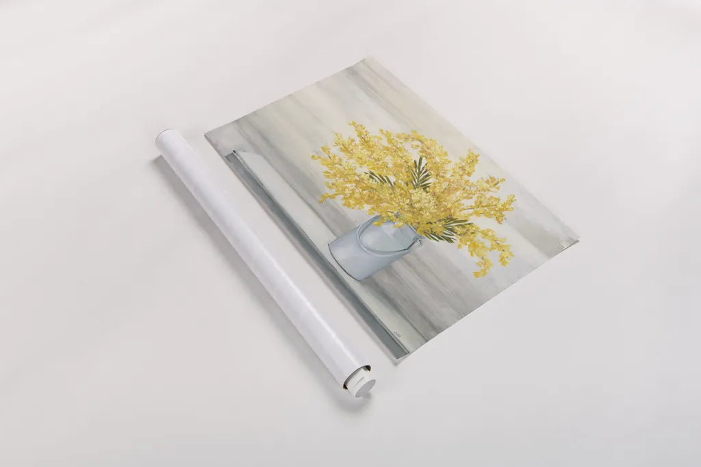 Golden Fall Cuttings by Julia Purinton. shown as a rolled paper print. Available as archival giclee rolled canvas, fine art paper, or poster print. SKU 66551i.