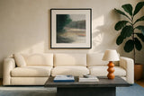 Gosling by Julia Purinton. Displayed in a glass frame with matte in a clean modern living room. Available as an archival giclee rolled canvas, fine art paper, or poster print. SKU 27871a.
