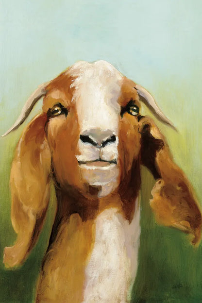 Got Your Goat v2 Crop by Julia Purinton. SKU 37032h. Archival Giclee Fine art print for wall decor.
