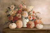 Harvest Bouquet Pomegranate by Julia Purinton. SKU 84965i. Archival Giclee Fine art print for wall decor.