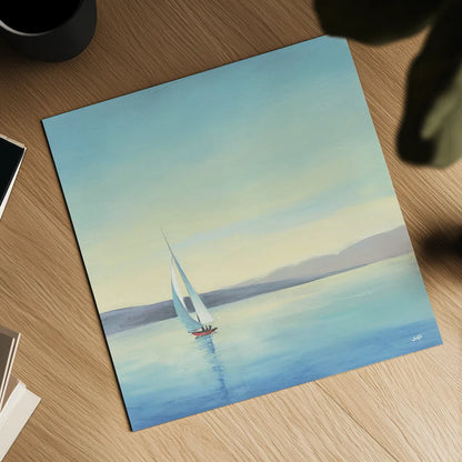 Heading Home by Julia Purinton. Shown as a detailed flat fine art print, highlighting archival giclee quality. Available as an archival giclee rolled canvas, fine art paper, or poster print. SKU 17798a.