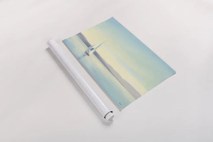 Heading Home Crop by Julia Purinton. shown as a rolled paper print. Available as archival giclee rolled canvas, fine art paper, or poster print. SKU 17798i.