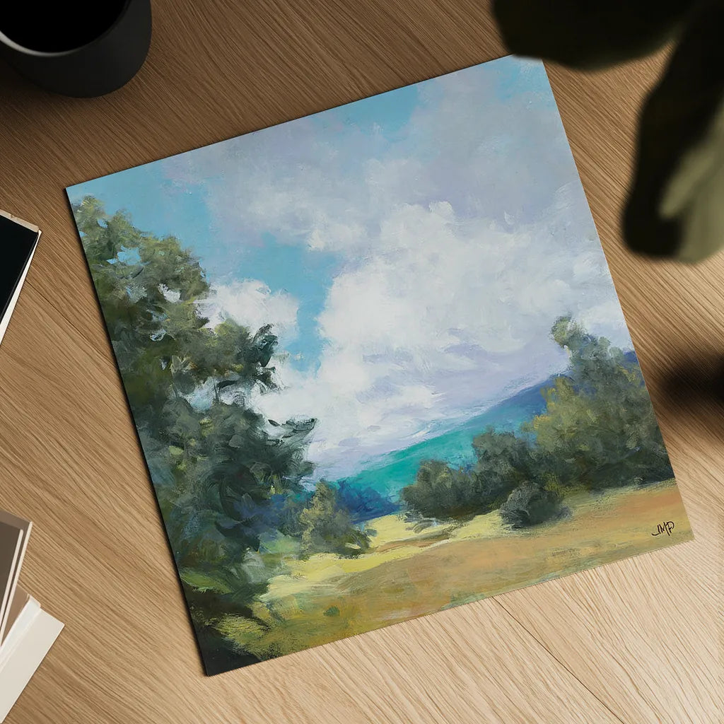 Hedgerow I by Julia Purinton. Shown as a detailed flat fine art print, highlighting archival giclee quality. Available as an archival giclee rolled canvas, fine art paper, or poster print. SKU 12566a.