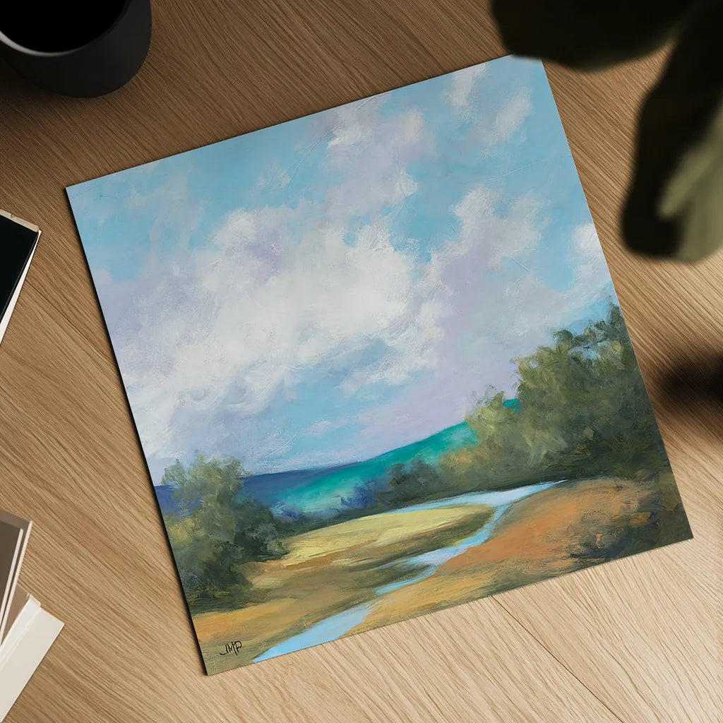 Hedgerow II by Julia Purinton. Shown as a detailed flat fine art print, highlighting archival giclee quality. Available as an archival giclee rolled canvas, fine art paper, or poster print. SKU 12567a.