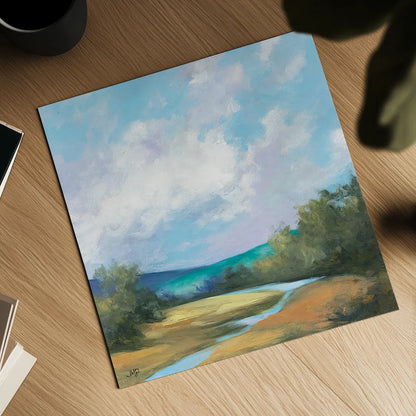 Hedgerow II by Julia Purinton. Shown as a detailed flat fine art print, highlighting archival giclee quality. Available as an archival giclee rolled canvas, fine art paper, or poster print. SKU 12567a.