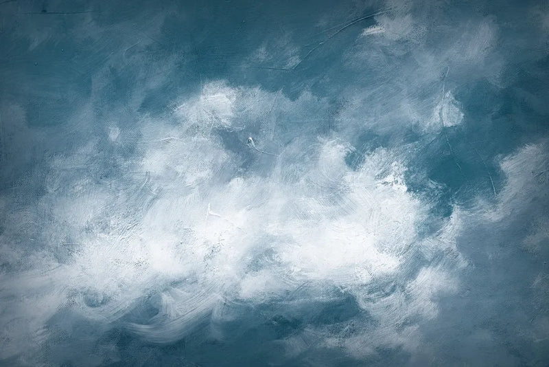 Hedgerow II Clouds by Julia Purinton. SKU 61005i. Archival Giclee Fine art print for wall decor.