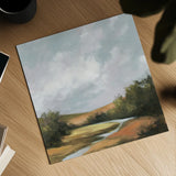Hedgerow II Spice by Julia Purinton. Shown as a detailed flat fine art print, highlighting archival giclee quality. Available as an archival giclee rolled canvas, fine art paper, or poster print. SKU 68086a.