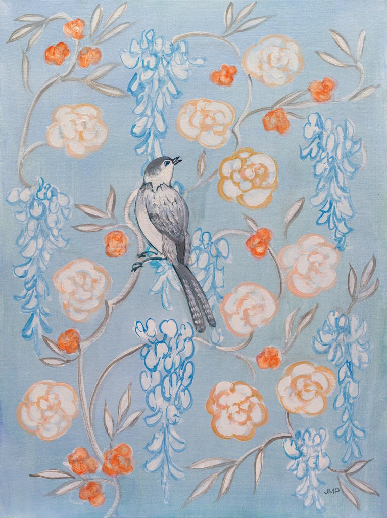 Heirloom Chinoiserie Bird I by Julia Purinton