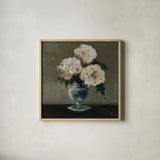 Her Favorite by Julia Purinton. Shown in a natural wood glass frame for a timeless modern aesthetic. Available as an archival giclee rolled canvas, fine art paper, or poster print. SKU 103380a.