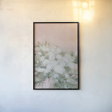 Her Garden II by Julia Purinton. shown as a paper print in a black flame. Available as a archival giclee rolled canvas, fine art paper, or poster print. SKU 103238h.