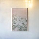 Her Garden II by Julia Purinton. shown as a paper print in a white frame. Available as a archival giclee rolled canvas, fine art paper, or poster print. SKU 103238h.