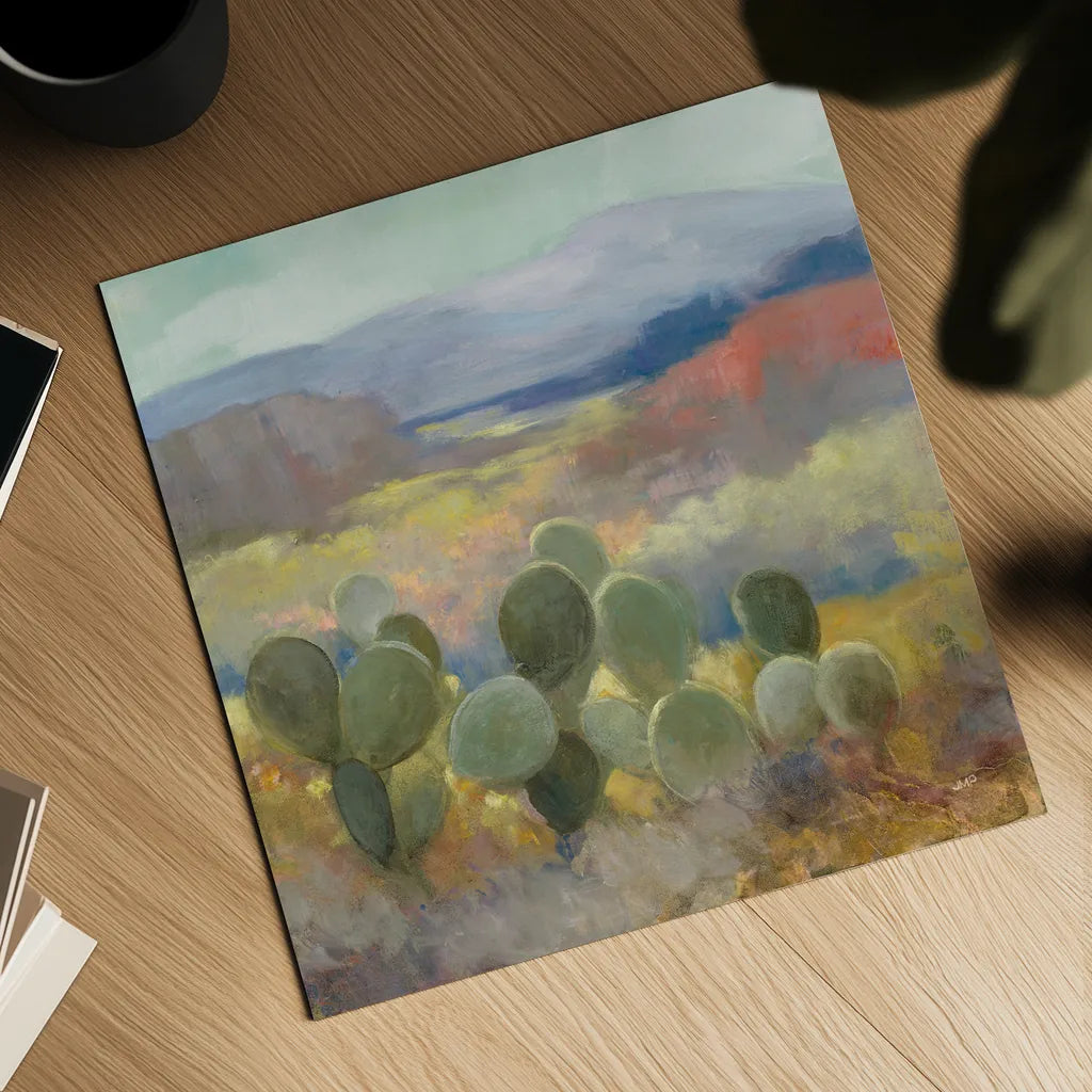 High Desert II by Julia Purinton. Shown as a detailed flat fine art print, highlighting archival giclee quality. Available as an archival giclee rolled canvas, fine art paper, or poster print. SKU 70530a.