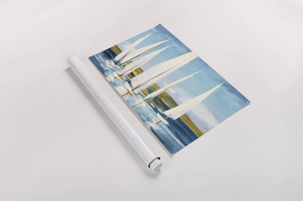 Horizon by Julia Purinton. shown as a rolled paper print. Available as archival giclee rolled canvas, fine art paper, or poster print. SKU 17657i.