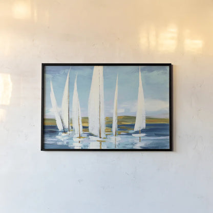 Horizon by Julia Purinton. shown as a paper print in a black flame. Available as a archival giclee rolled canvas, fine art paper, or poster print. SKU 17657i.