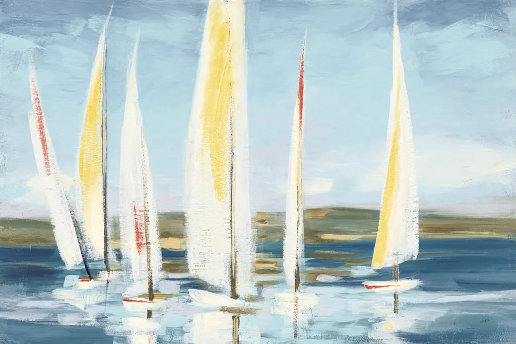 Horizon with Red by Julia Purinton. SKU 47776i. Archival Giclee Fine art print for wall decor.