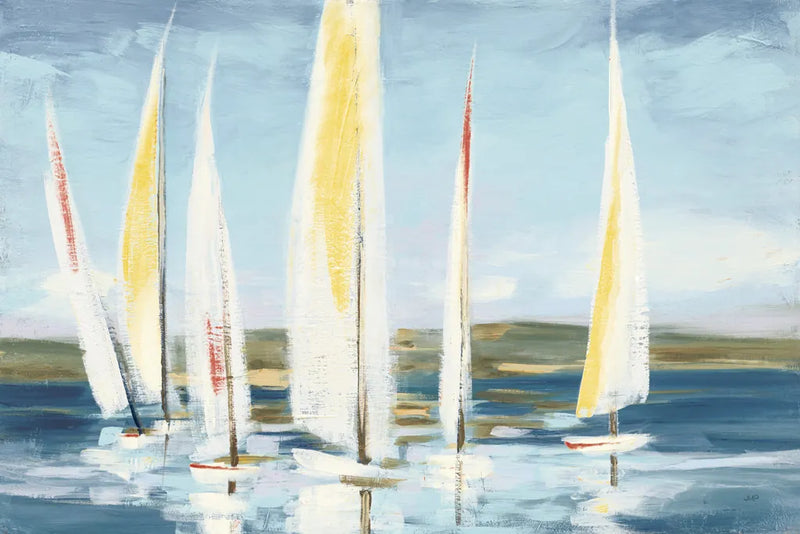 Horizon with Red by Julia Purinton. SKU 47776i. Archival Giclee Fine art print for wall decor.