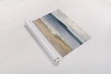 Indigo Isle by Julia Purinton. shown as a rolled paper print. Available as archival giclee rolled canvas, fine art paper, or poster print. SKU 30288i.