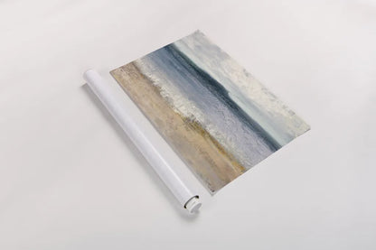 Indigo Isle by Julia Purinton. shown as a rolled paper print. Available as archival giclee rolled canvas, fine art paper, or poster print. SKU 30288i.