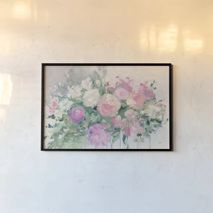 June Abundance I by Julia Purinton. shown as a paper print in a black flame. Available as a archival giclee rolled canvas, fine art paper, or poster print. SKU 43033i.