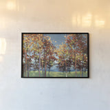 Kaleidoscope by Julia Purinton. shown as a paper print in a black flame. Available as a archival giclee rolled canvas, fine art paper, or poster print. SKU 12500i.