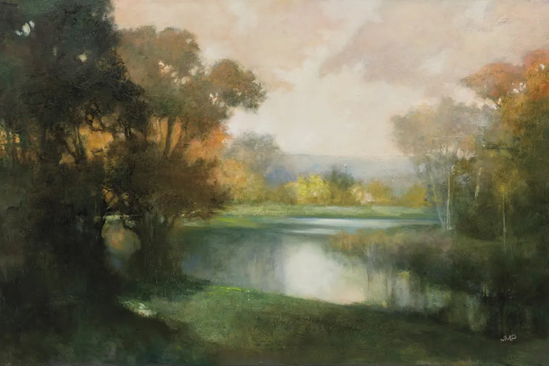 Lakeside by Julia Purinton. SKU 102421i. Archival Giclee Fine art print for wall decor.