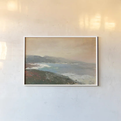 Lands End Crop by Julia Purinton. shown as a paper print in a white frame. Available as a archival giclee rolled canvas, fine art paper, or poster print. SKU 27599i.