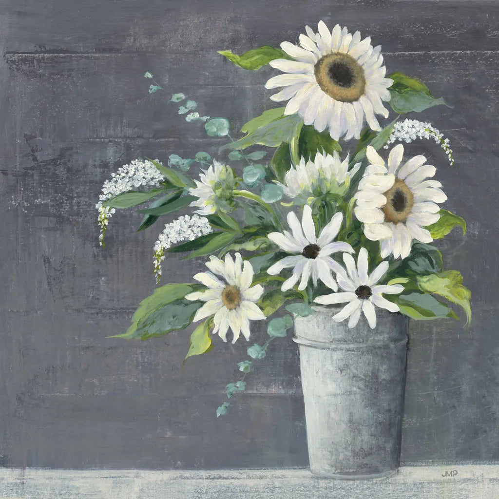 Late Summer Bouquet II by Julia Purinton. SKU 47331a. Archival Giclee Fine art print for wall decor.