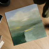 Light in the Valley by Julia Purinton. Shown as a detailed flat fine art print, highlighting archival giclee quality. Available as an archival giclee rolled canvas, fine art paper, or poster print. SKU 68556a.