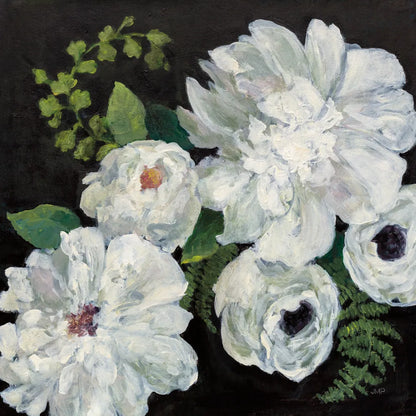 Midnight Bouquet II by Julia Purinton. SKU 83843a. Archival Giclee Fine art print for wall decor.