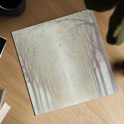 Misty by Julia Purinton. Shown as a detailed flat fine art print, highlighting archival giclee quality. Available as an archival giclee rolled canvas, fine art paper, or poster print. SKU 47333a.