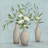 Natural Bouquet I Blue by Julia Purinton. SKU 57584a. Archival Giclee Fine art print for wall decor.