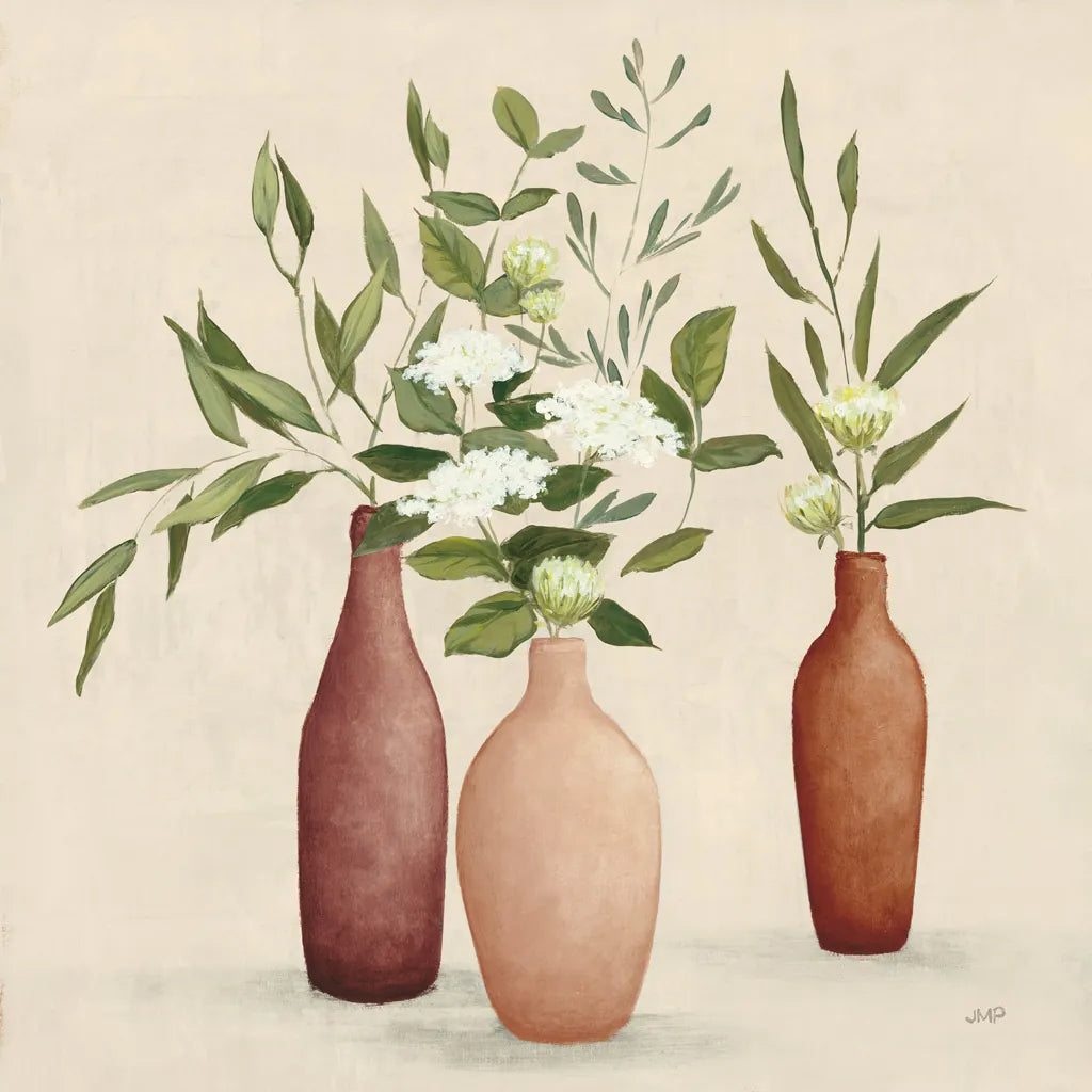 Natural Bouquet I Light by Julia Purinton. SKU 67040a. Archival Giclee Fine art print for wall decor.