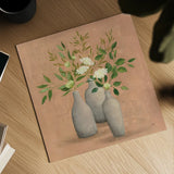 Natural Bouquet II by Julia Purinton. Shown as a detailed flat fine art print, highlighting archival giclee quality. Available as an archival giclee rolled canvas, fine art paper, or poster print. SKU 52739a.