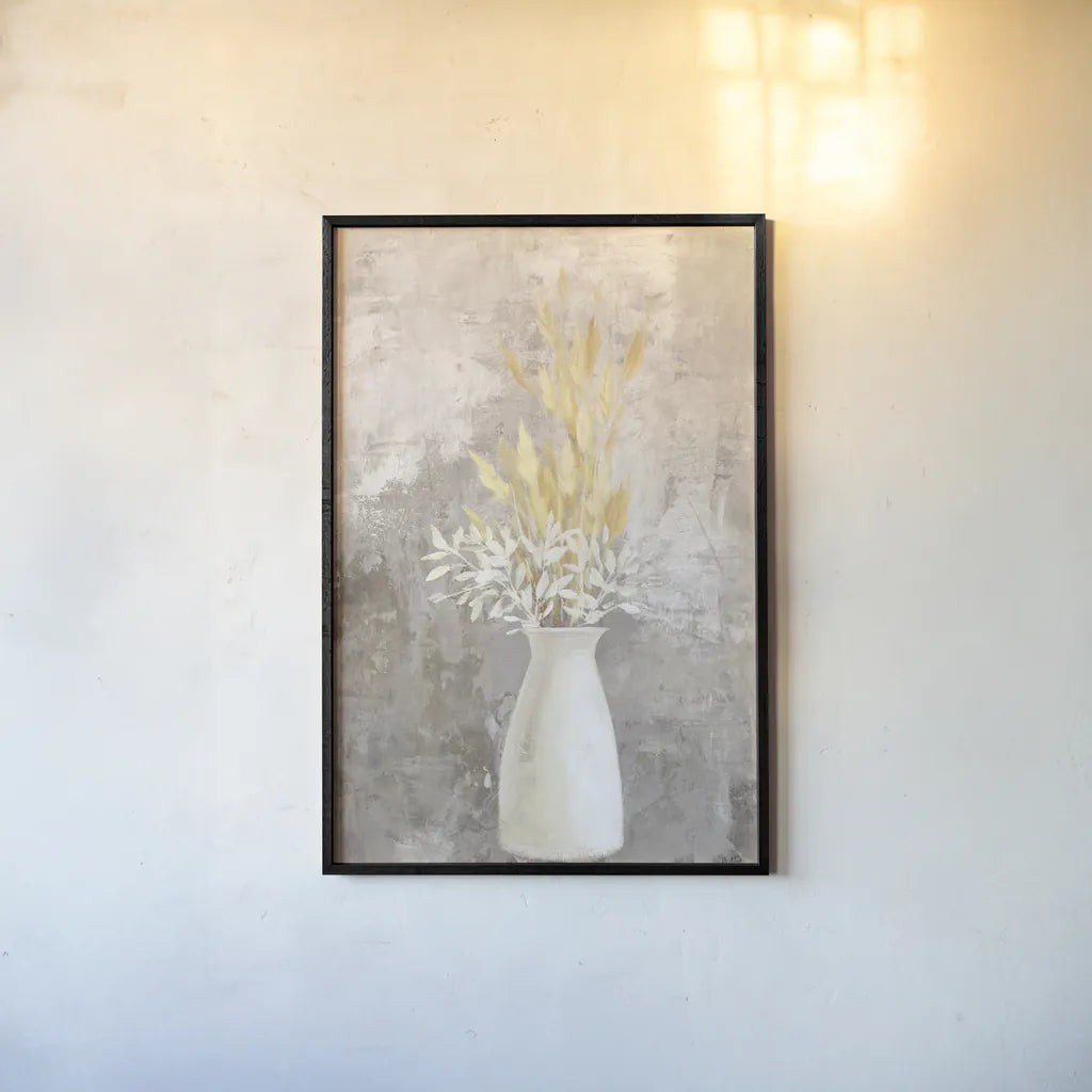 Natural Vessels I by Julia Purinton. shown as a paper print in a black flame. Available as a archival giclee rolled canvas, fine art paper, or poster print. SKU 76352h.