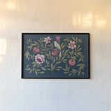 Natures Tapestry I by Julia Purinton. shown as a paper print in a black flame. Available as a archival giclee rolled canvas, fine art paper, or poster print. SKU 88404i.