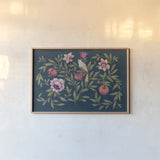 Natures Tapestry I by Julia Purinton. shown as a paper print in a natural frame. Available as a archival giclee rolled canvas, fine art paper, or poster print. SKU 88404i.