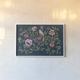 Natures Tapestry I by Julia Purinton. shown as a paper print in a white frame. Available as a archival giclee rolled canvas, fine art paper, or poster print. SKU 88404i.