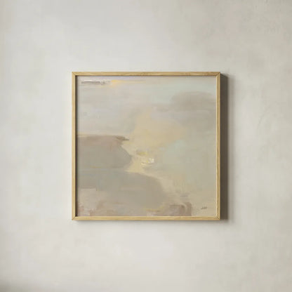 Near and Far Crop by Julia Purinton. Shown in a natural wood glass frame for a timeless modern aesthetic. Available as an archival giclee rolled canvas, fine art paper, or poster print. SKU 78209a.