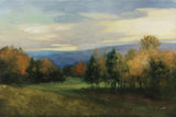 October Meadow by Julia Purinton. SKU 102423i. Archival Giclee Fine art print for wall decor.