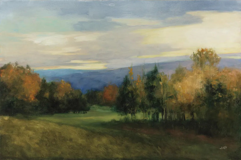 October Meadow by Julia Purinton. SKU 102423i. Archival Giclee Fine art print for wall decor.