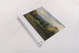 October Meadow by Julia Purinton. shown as a rolled paper print. Available as archival giclee rolled canvas, fine art paper, or poster print. SKU 102423i.