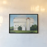 On the Farm by Julia Purinton. shown as a paper print in a black flame. Available as a archival giclee rolled canvas, fine art paper, or poster print. SKU 55363i.
